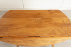 Midcentury Elm & Beech Drop-Leaf Dining Table by Ercol c.1965