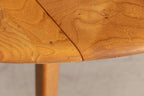 Midcentury Elm & Beech Drop-Leaf Dining Table by Ercol c.1965
