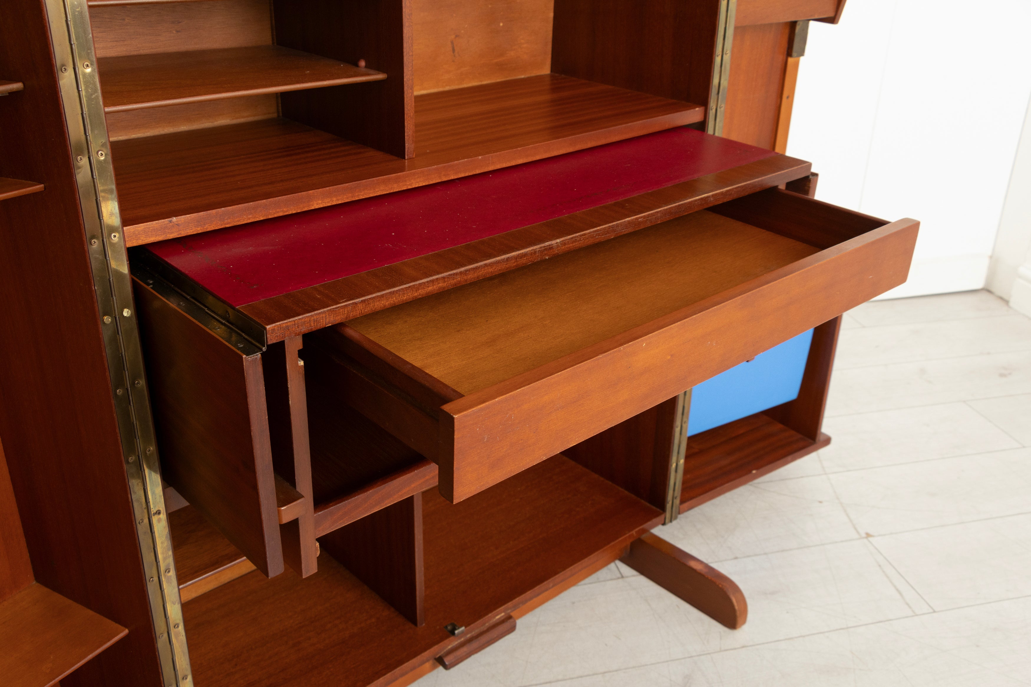 Midcentury 'Home Office' in Teak & Mahogany by Newcraft c.1965