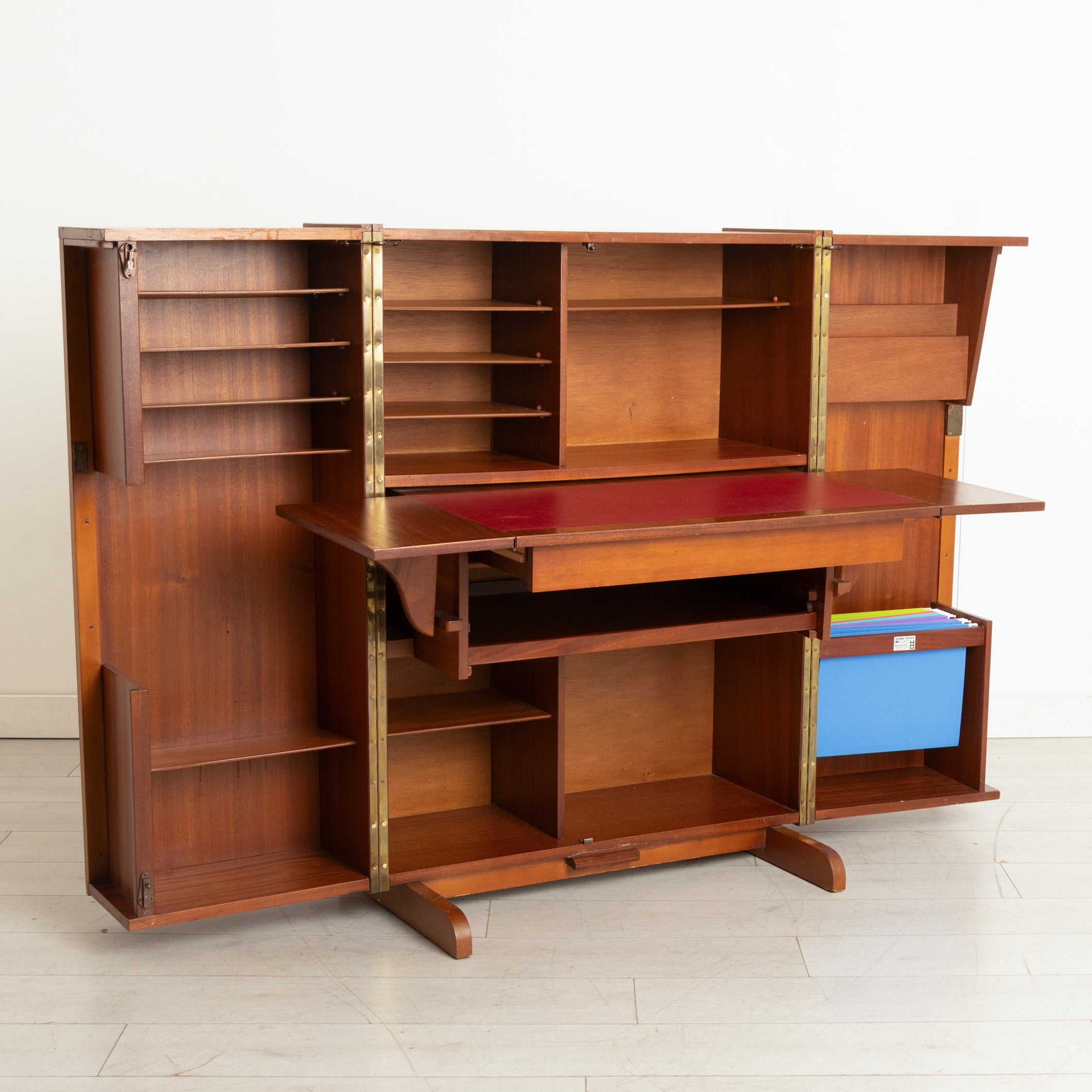 Midcentury 'Home Office' in Teak & Mahogany by Newcraft c.1965