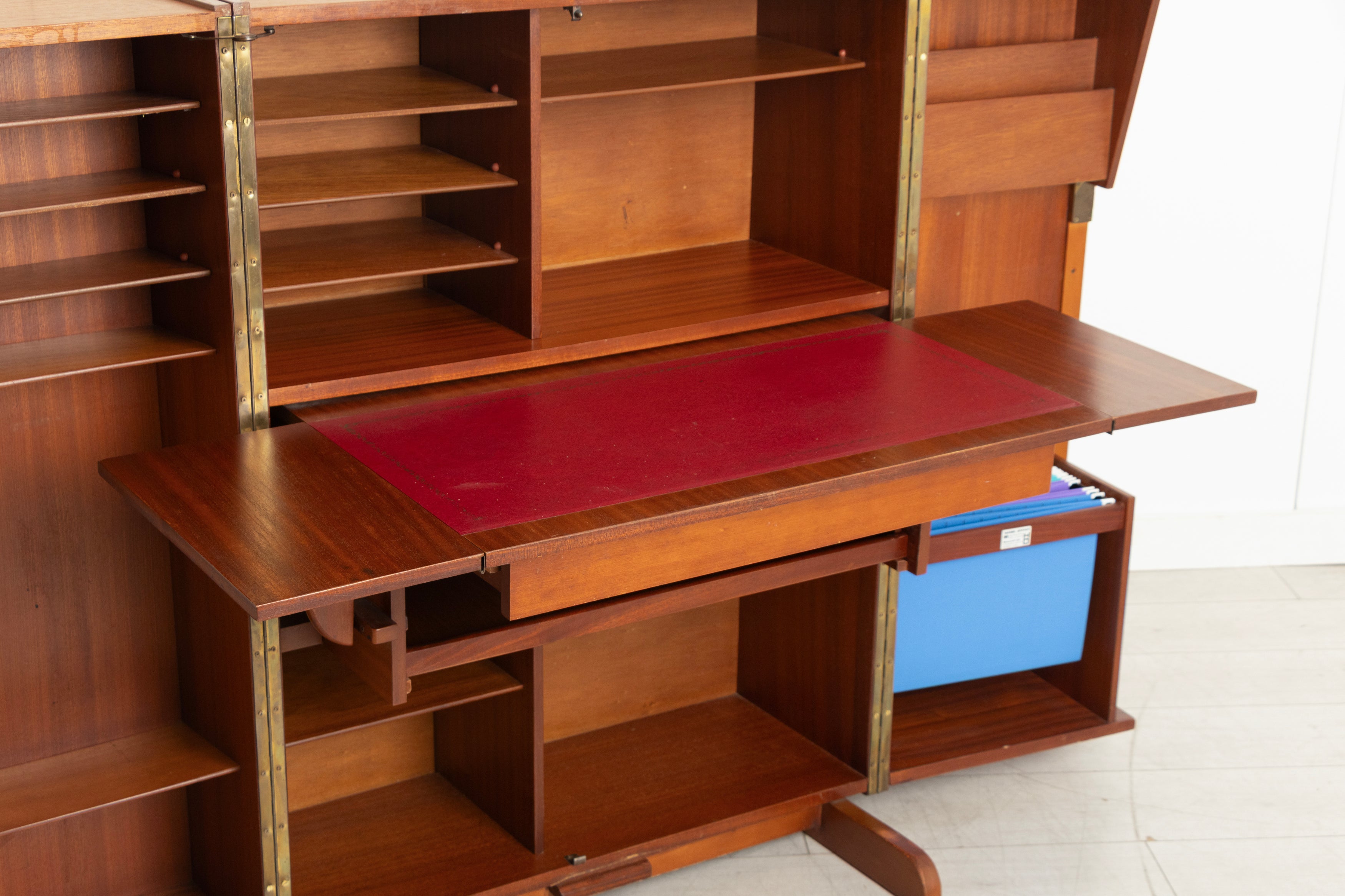 Midcentury 'Home Office' in Teak & Mahogany by Newcraft c.1965
