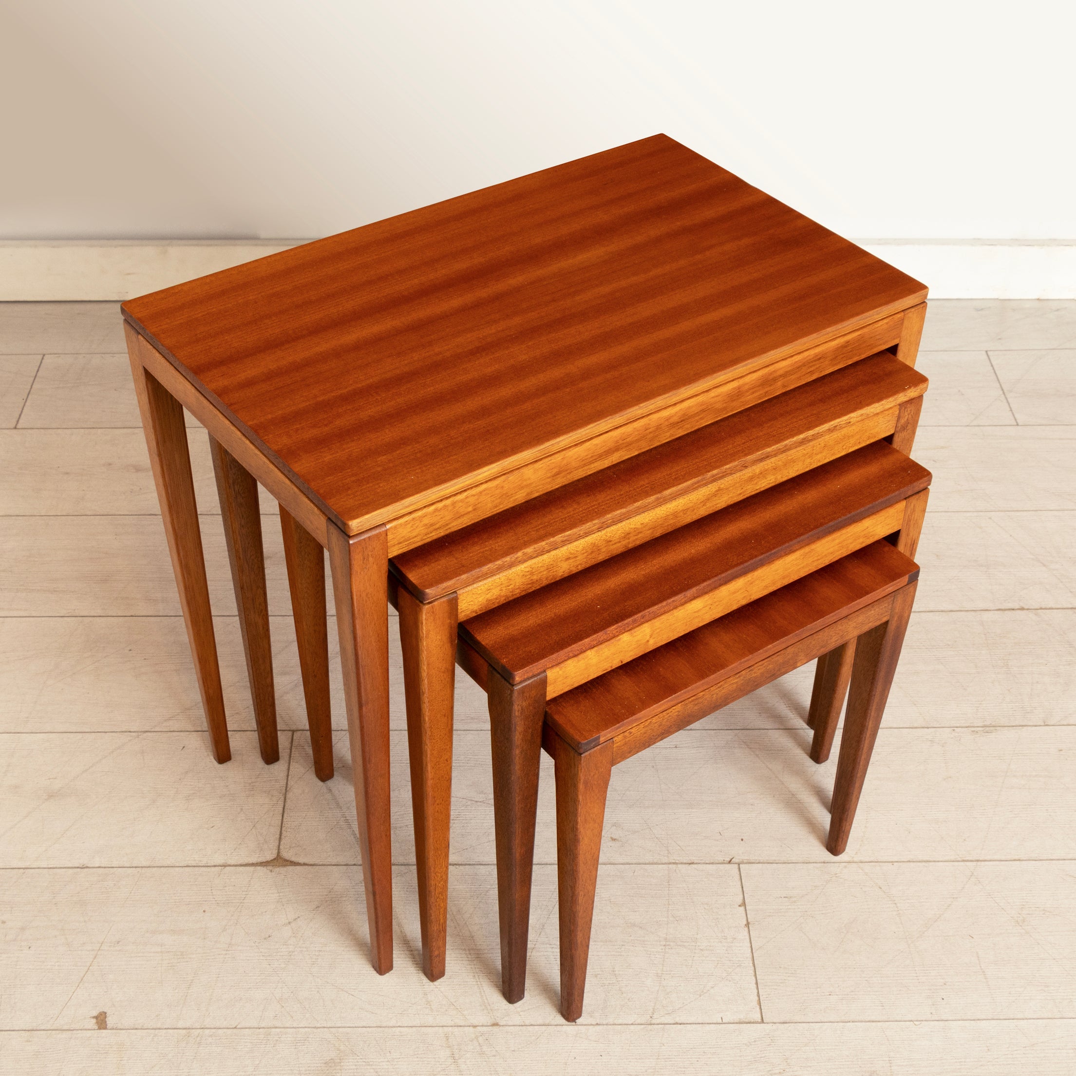 Midcentury Nest of Four Tables by Richard Hornby c.1965