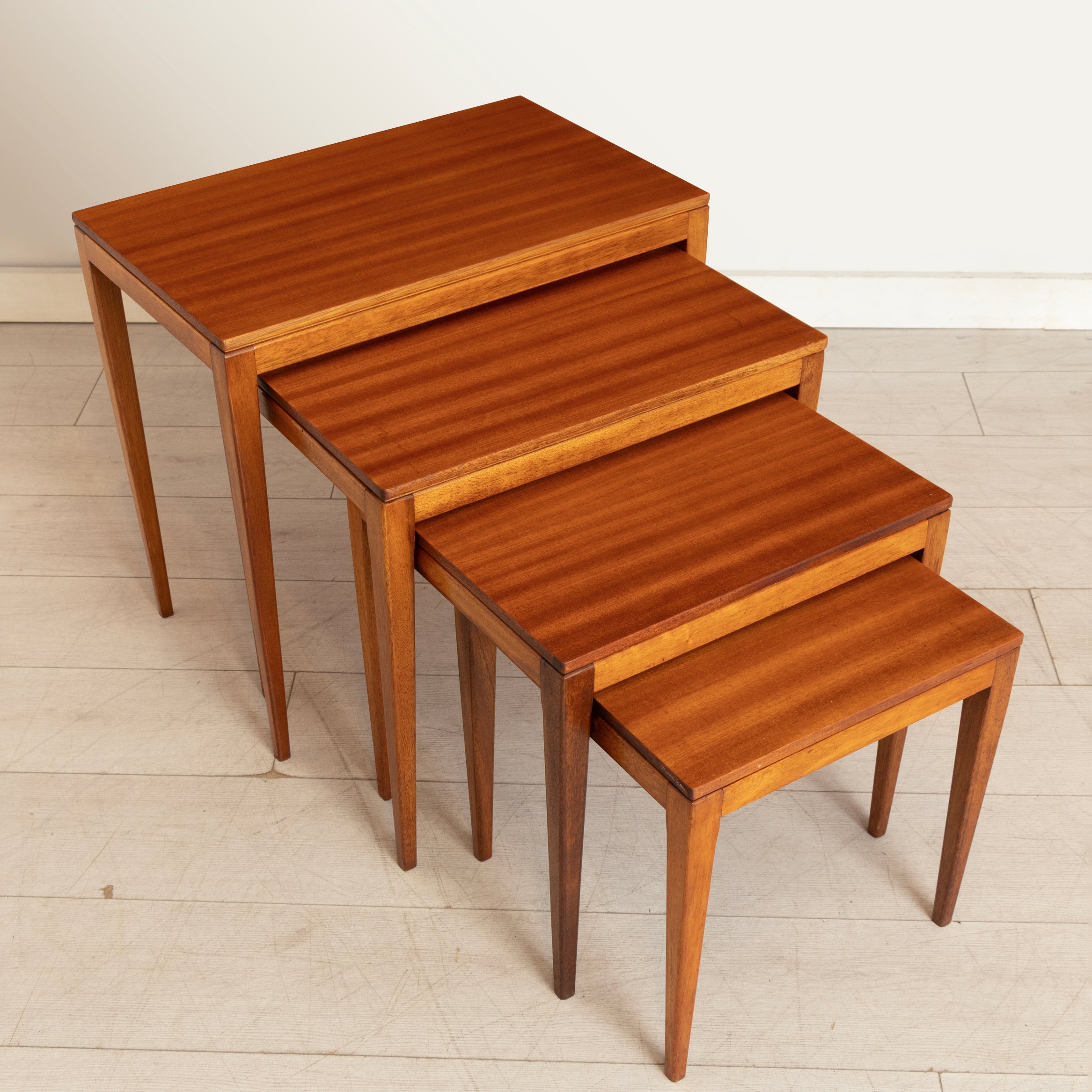 Midcentury Nest of Four Tables by Richard Hornby c.1965
