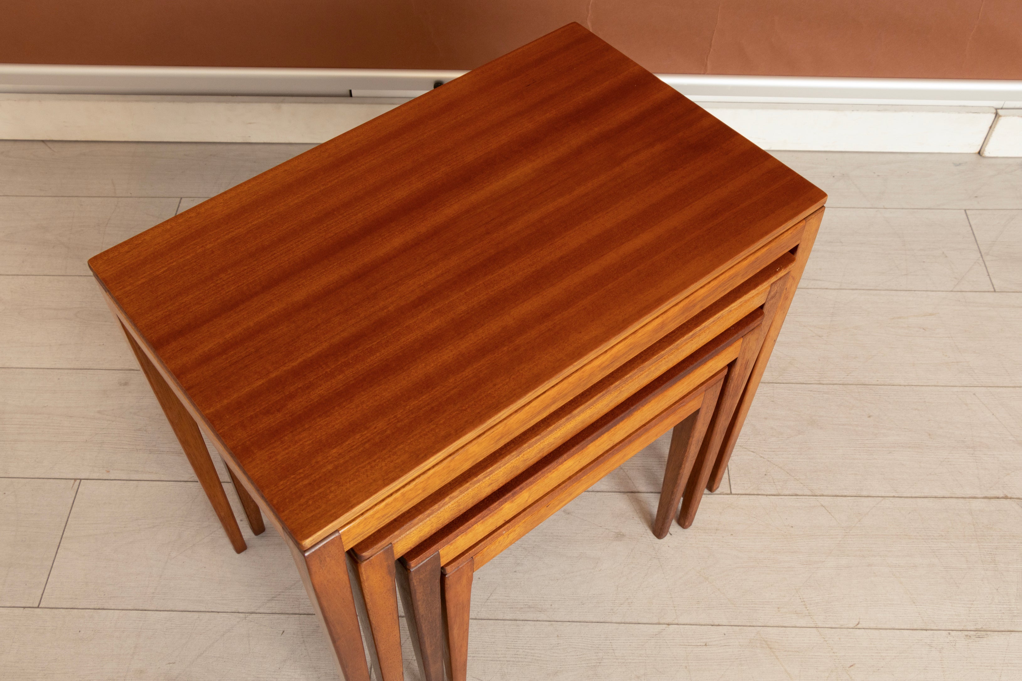 Midcentury Nest of Four Tables by Richard Hornby c.1965