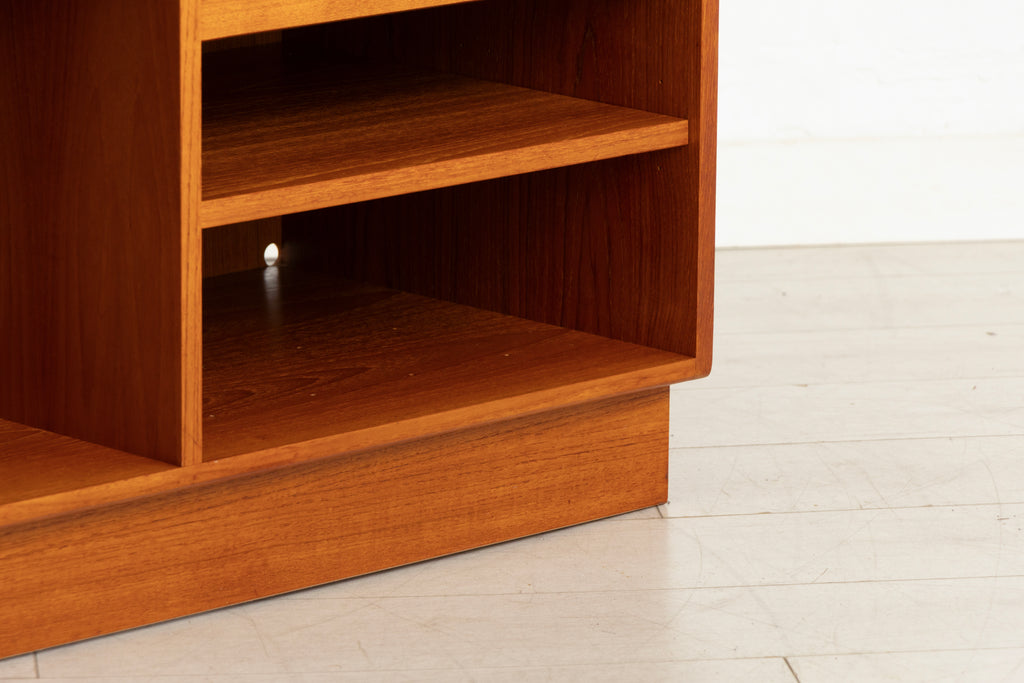Midcentury Teak Media Unit with Vinyl & Cassette Storage by G-Plan c.1975