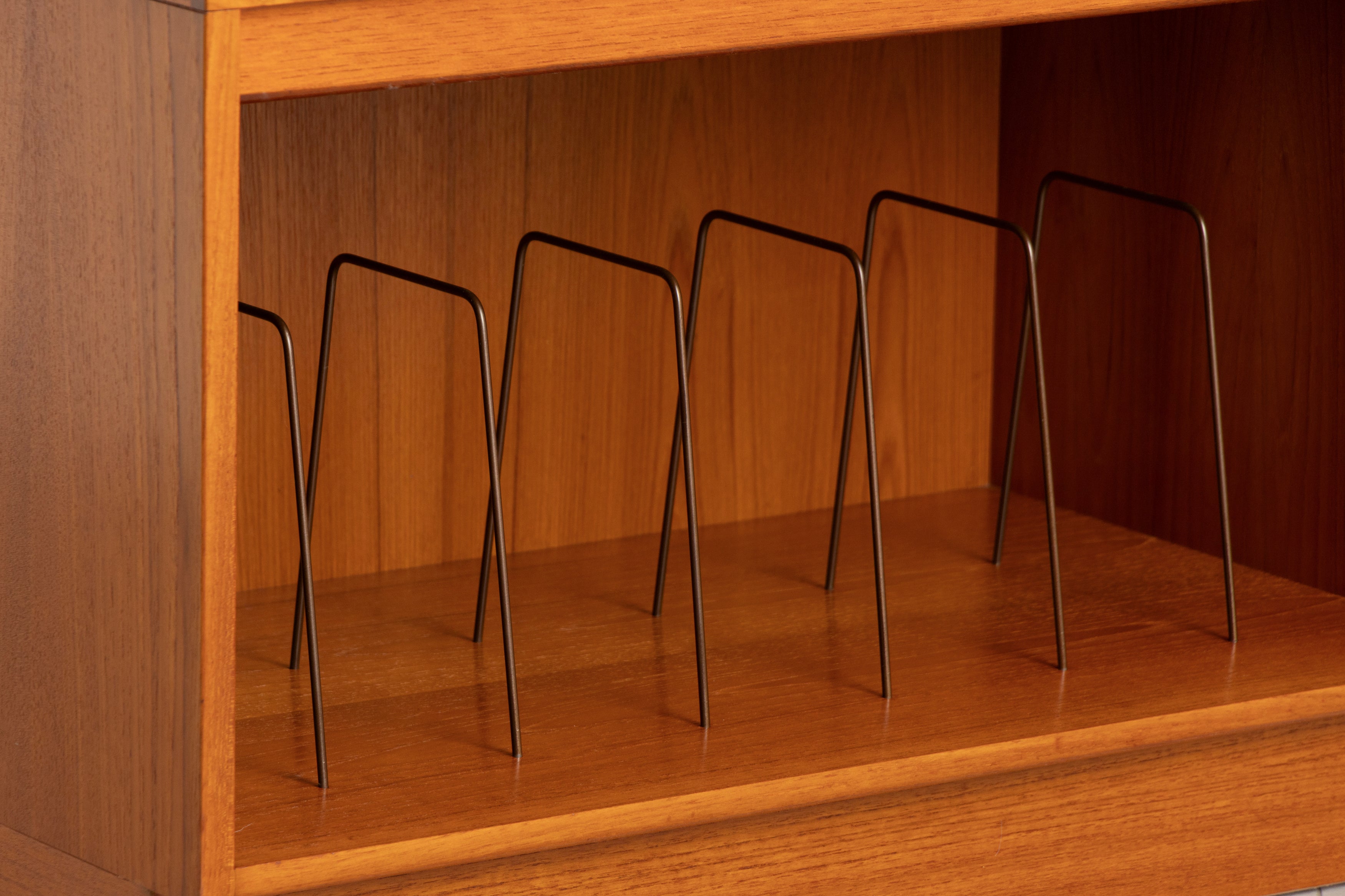 Midcentury Teak Media Unit with Vinyl & Cassette Storage by G-Plan c.1975