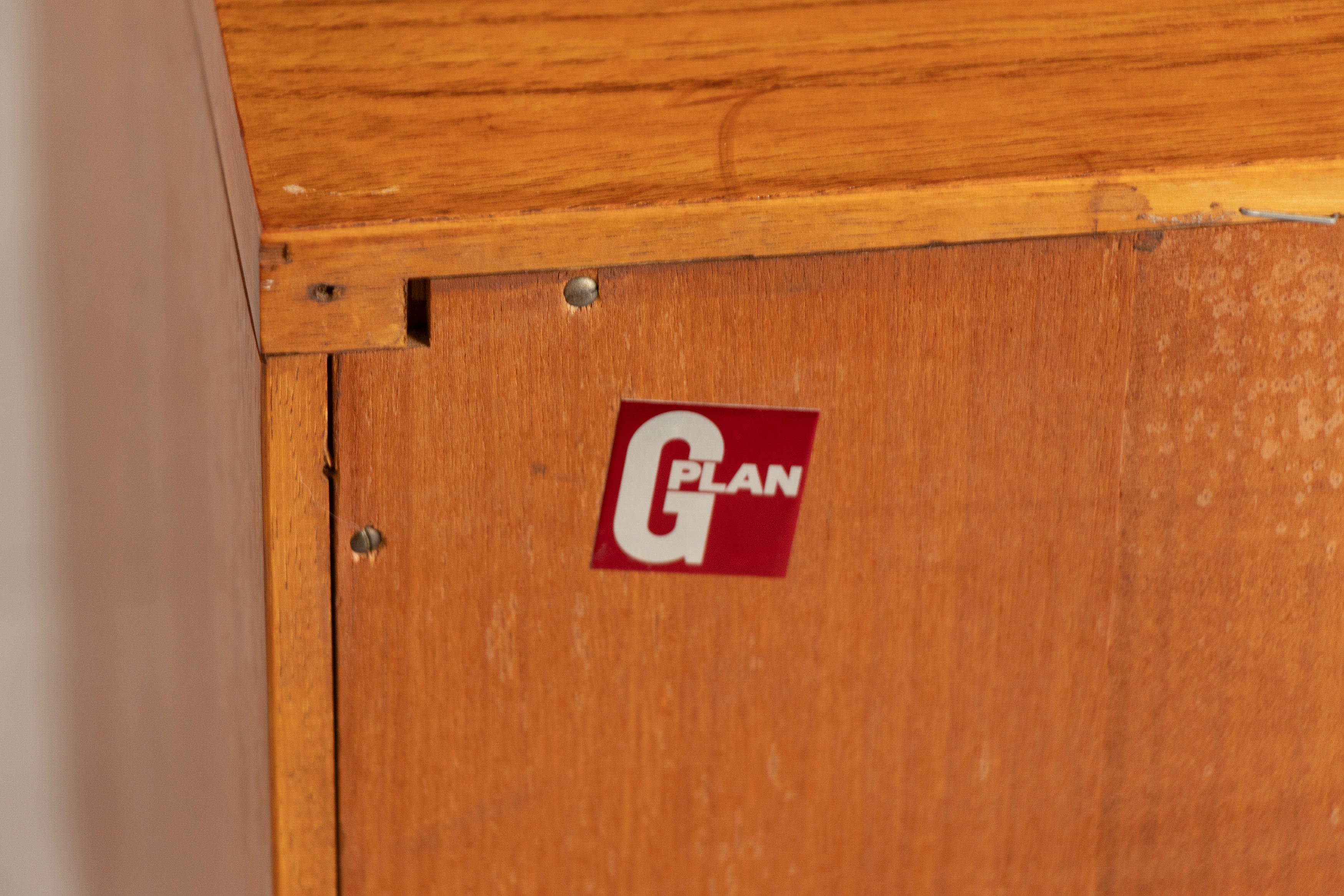 Midcentury Teak Media Unit with Vinyl & Cassette Storage by G-Plan c.1975