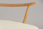 Midcentury Model 204 Beech Sofa with Newly Upholstered Bouclé Seat by Ercol c.1965