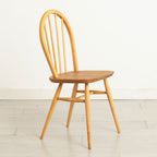 Set of 4 Model 400 Windsor Hoop-Backed Chairs in Elm & Beech by Ercol c.1965
