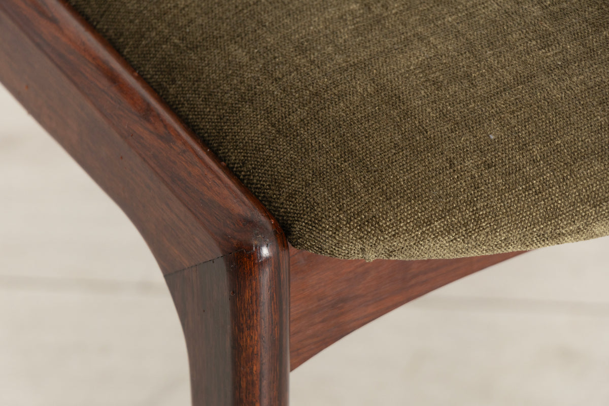 Set of 6 Midcentury Danish Dining Chairs in Rosewood c.1965