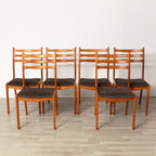 Set of 6 Midcentury Danish Dining Chairs in Teak by S.O.S. Møbelfabrik, Møldrup c.1965