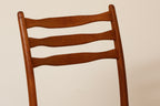 Set of 6 Midcentury Danish Dining Chairs in Teak by S.O.S. Møbelfabrik, Møldrup c.1965