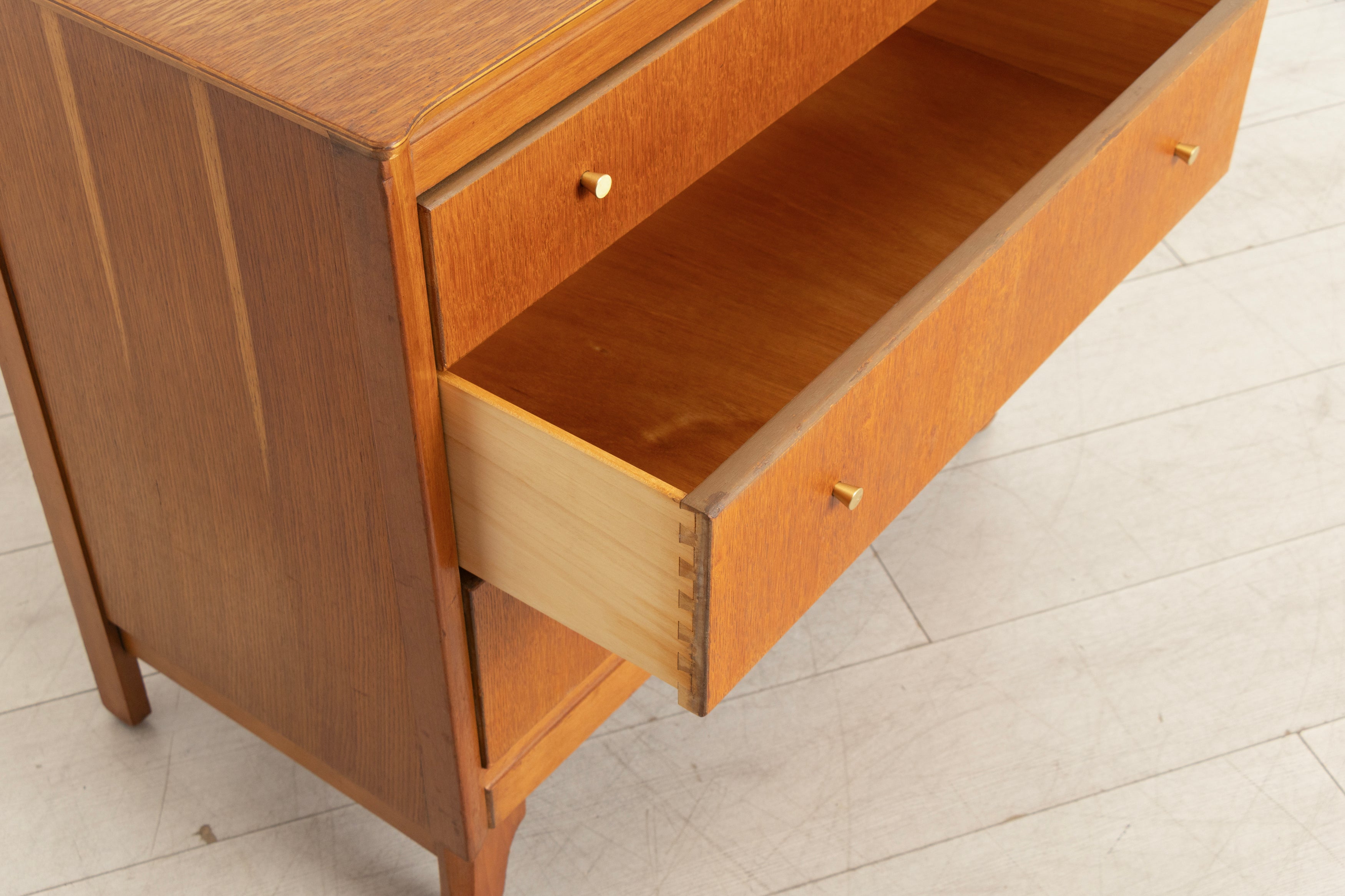Small Midcentury Chest of Drawers in Oak by Lebus c.1965