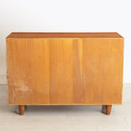 Small Midcentury Danish Sideboard in Teak with Sliding Doors c.1965
